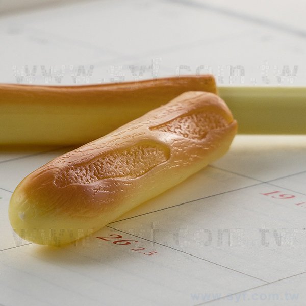 造型廣告筆-麵包造型筆管環保禮品-單色原子筆-採購訂製贈品筆_1
